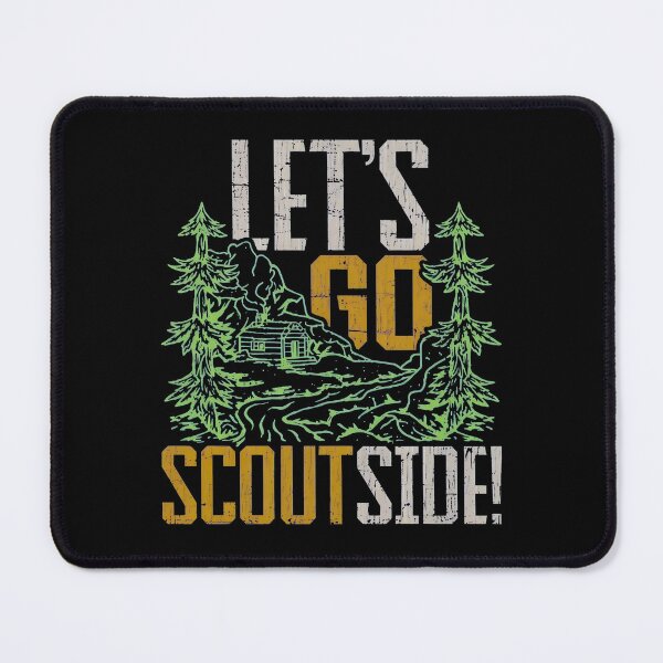 Item preview, Lets Go Scoutside Vintage Cabin Outdoor Adventure designed and sold by JasminWoodward.