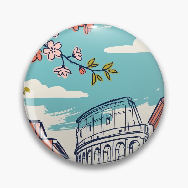 Item preview, Rome Vintage Retro Italy Travel designed and sold by RareDeerArt.