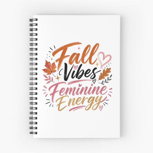 Item preview, Fall Vibes Feminine Energy | Cute Fall Shirt for Women | Autumn Aesthetic Gift designed and sold by PrintSparkDesigns.