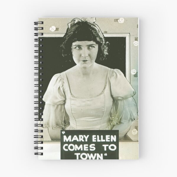 Item preview, Mary Ellen Comes to Town – Vintage Silent Film Poster designed and sold by halah bue.