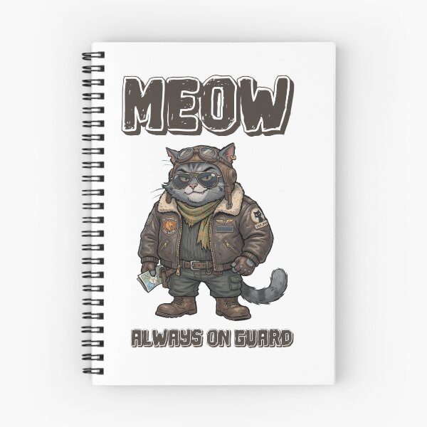 Item preview, meow on guard designed and sold by Three Green Designs.