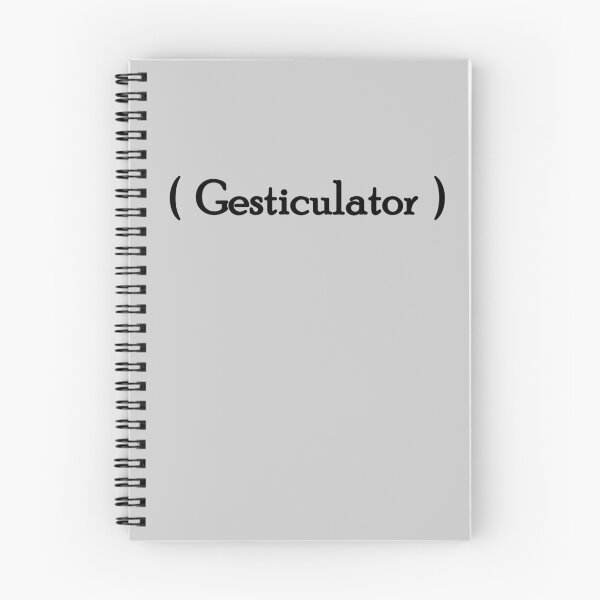 Item preview, Iconic Label - "Gesticulator" Black Lettering designed and sold by cousinbessie.