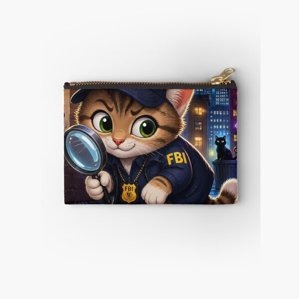 Item preview, Federal Bureau of Investigation Cat - Cute FBI Agent Kitten designed and sold by SALVO180674.