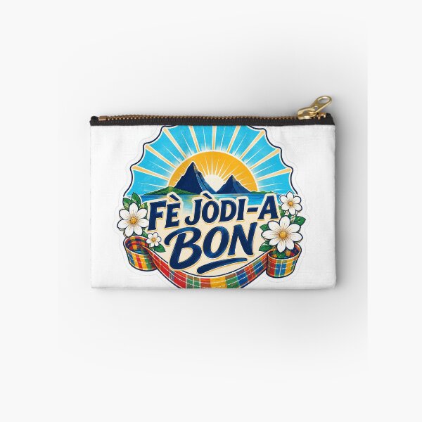Item preview, FÈ JÒDI-A BON — Make Today Good in Saint Lucian Kwéyòl designed and sold by CaribChroma.