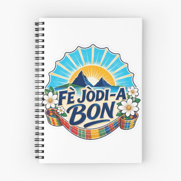 Item preview, FÈ JÒDI-A BON — Make Today Good in Saint Lucian Kwéyòl designed and sold by CaribChroma.