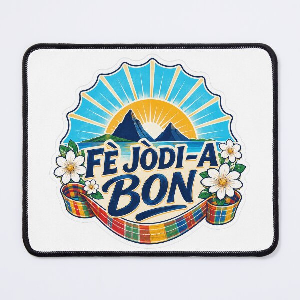 Item preview, FÈ JÒDI-A BON — Make Today Good in Saint Lucian Kwéyòl designed and sold by CaribChroma.
