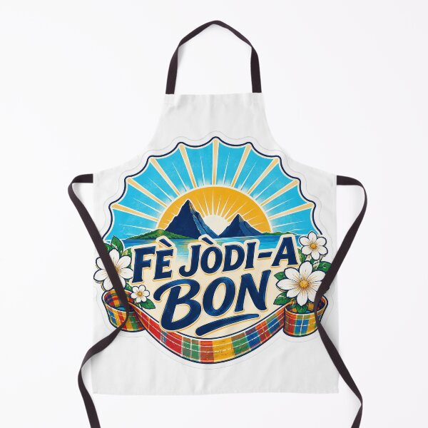 Item preview, FÈ JÒDI-A BON — Make Today Good in Saint Lucian Kwéyòl designed and sold by CaribChroma.