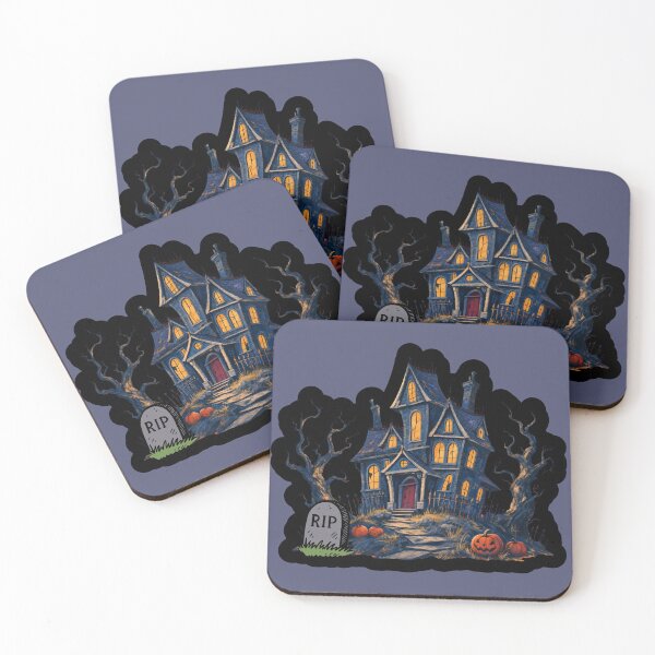 Item preview, Gothic Haunted House Halloween Spooky Graveyard  designed and sold by aliyeus.