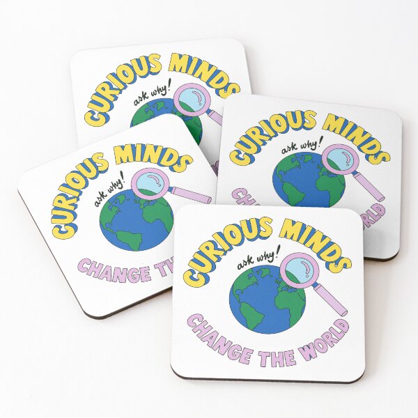 Item preview, Curious Minds Change The World designed and sold by GrooveAndGlow.