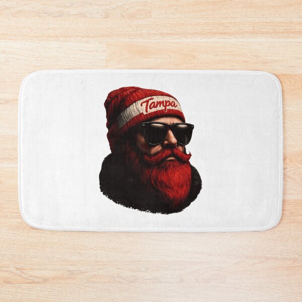 Item preview, Stylish Bearded Man Red Beanie Sunglasses designed and sold by sionOberst01.