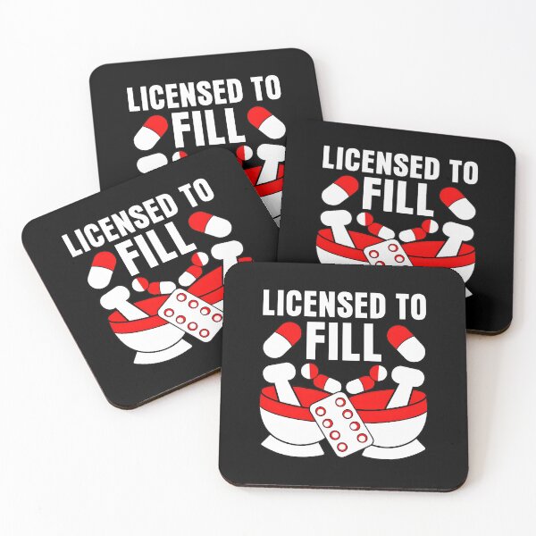 Item preview, Licensed to Fill Pharmacy Graduation Gift designed and sold by JasminWoodward.
