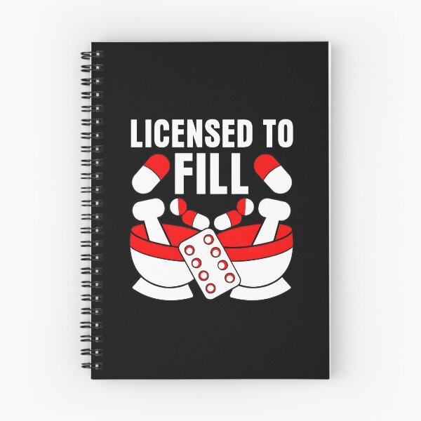 Item preview, Licensed to Fill Pharmacy Graduation Gift designed and sold by JasminWoodward.