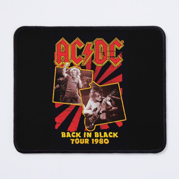 Item preview, Vintage Concert Bands Back In Black Tour 1980 Poster designed and sold by paquialparas132.