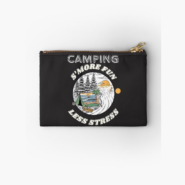 Item preview, Camping S’more Fun Less Stress – Outdoor Tent & Campfire Design designed and sold by TetelestaiWeave.