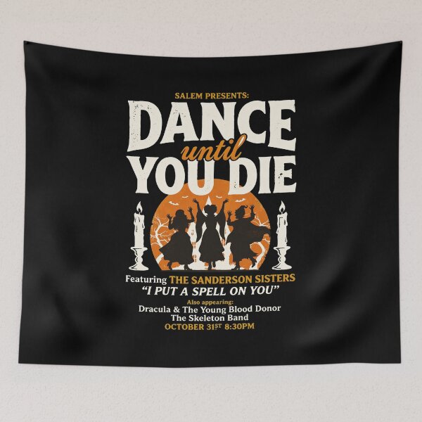 Item preview, Salem Spooky Dance Night Halloween Graphic Tee designed and sold by Schromen20.