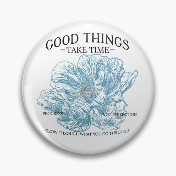 Item preview, Good Things Take Time Magnolia Line Art Design designed and sold by DivineHaven.