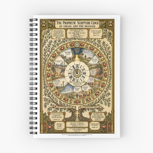 Item preview, The Prophetic Scripture Clock designed and sold by Pictures With A Message.