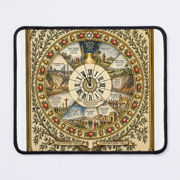 Item preview, The Prophetic Scripture Clock designed and sold by Pictures With A Message.
