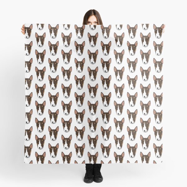 ZOOEY BULL TERRIER BIG DOG PATTERN Scarf