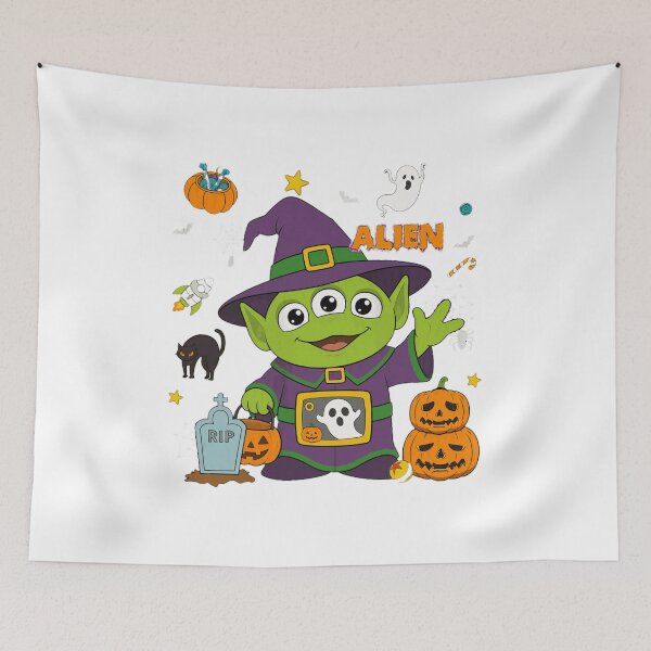 Item preview, Cute Halloween Alien Witch Costume  designed and sold by AdlynCainion19.
