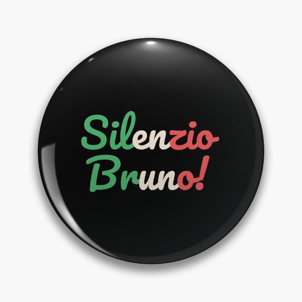 Item preview, Silenzio Bruno (Italy Flag) designed and sold by Shwetamahaart.