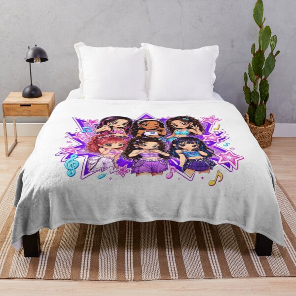 Item preview, Cute Anime Girl Group Pop Music Stars designed and sold by SolimanPav.
