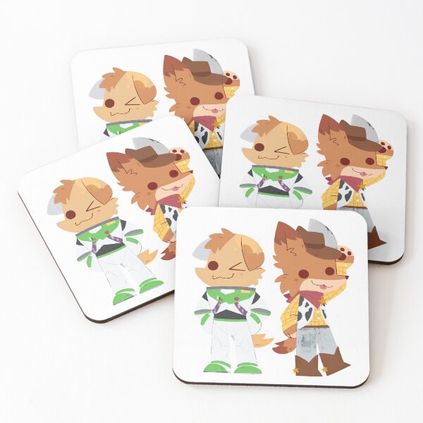 Item preview, Cute Animal Pals Space Cowboy Duo Art designed and sold by AdlynCainion19.
