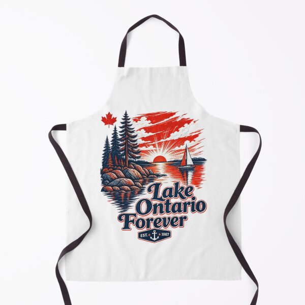 Item preview, Lake Ontario Forever Est 1867 Canada Vintage Sailboat Sunset designed and sold by YasuoShop.