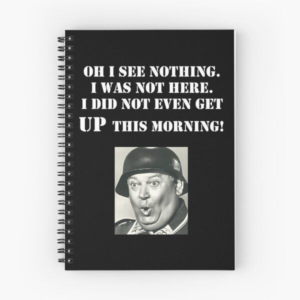 Item preview, 556 Sgt Schultz Hogans Heroes Sergeant Comedy Tv American German Quote Funny Hot Trend designed and sold by AllysonAbraham.