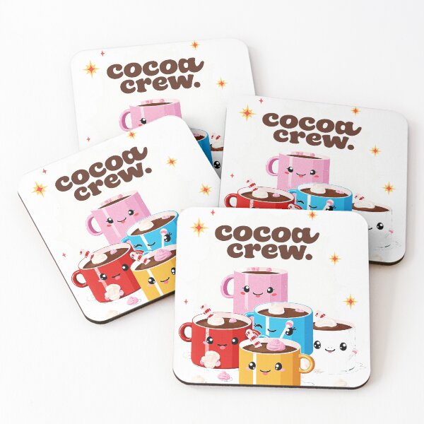 Item preview, Cocoa Crew Kawaii Christmas Mugs designed and sold by lht6474.