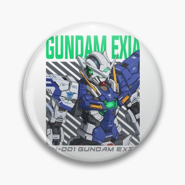 Item preview, vector art GN-001 Gundam Exia artwork ink illustration full colour designed and sold by sabartgunpla.