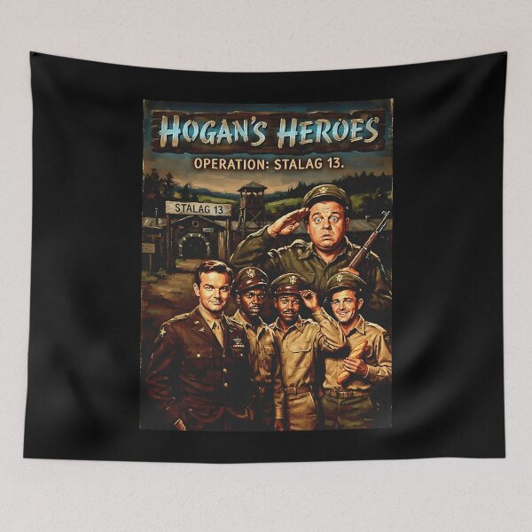 Item preview, Hogan'S Heroes Retro Military Sitcom Stalag 13 Operation Tribute Art Tv Show Poster designed and sold by AllysonAbraham.