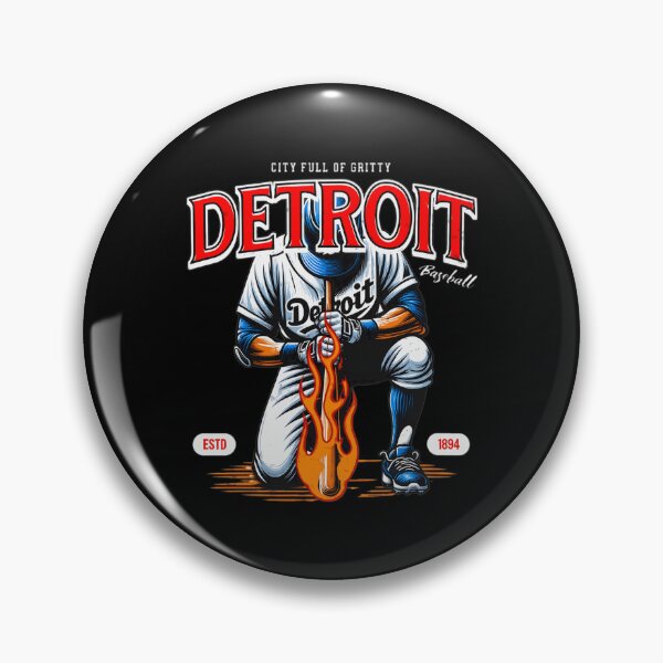 Item preview, Detroit Baseball Spirit Gritty Flame Design designed and sold by Johnni49.