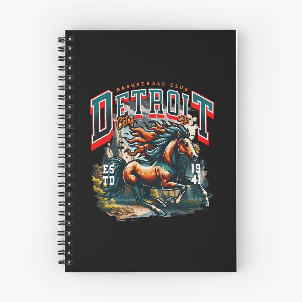 Item preview, Detroit City Horse Retro Basketball designed and sold by Dauterman03.
