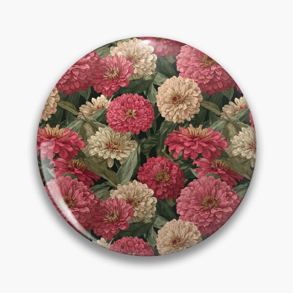 Item preview, Colorful Zinnia Flower - Flower Floral Pattern - Gift Ideas For Men designed and sold by RoyalStarsPatts.