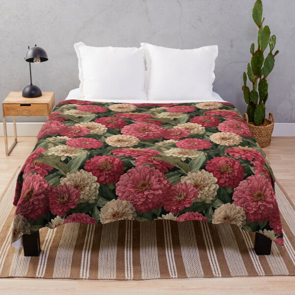 Item preview, Colorful Zinnia Flower - Flower Floral Pattern - Gift Ideas For Men designed and sold by RoyalStarsPatts.
