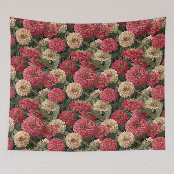 Item preview, Colorful Zinnia Flower - Flower Floral Pattern - Gift Ideas For Men designed and sold by RoyalStarsPatts.