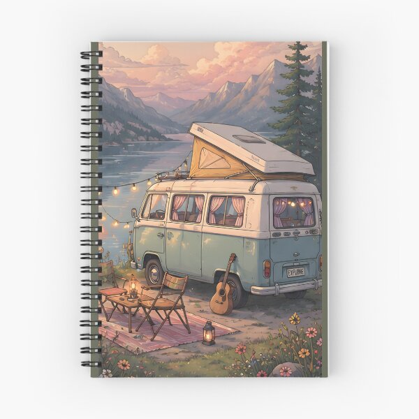 Item preview, Vintage Camper Trip – Road Trip Illustration designed and sold by KWW SHOP.