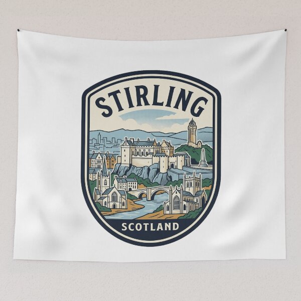 Item preview, Stirling Scotland Vintage Travel Badge designed and sold by k3rstman1.