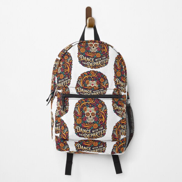 Item preview, Dance With The Departed Dia De Los Muertos Skull - Day of the Dead - Psychedelic Skull designed and sold by VibranPalette.