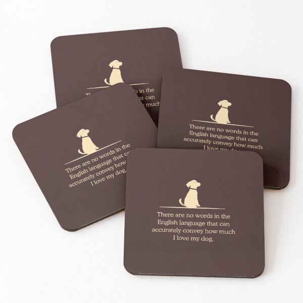 Item preview, Loyal Dog Silhouette Love Quote Print designed and sold by WaggingTailsCo.