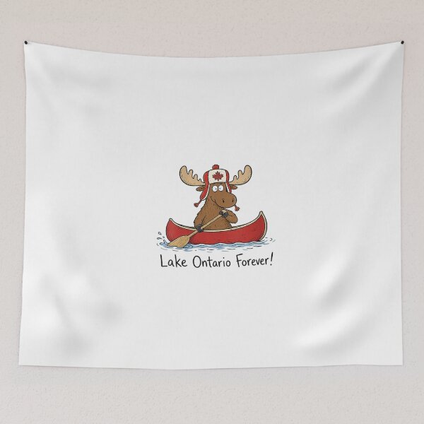 Item preview, Lake Ontario Moose Canoe Forever Vintage Outdoors designed and sold by Abigaildixon92.