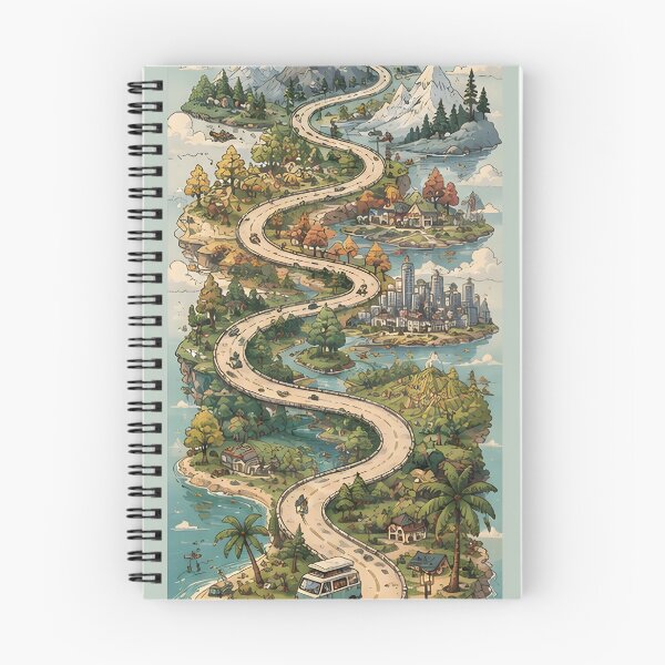 Item preview, The Never-Ending Vacation – Road Through Landscapes designed and sold by KWW SHOP.