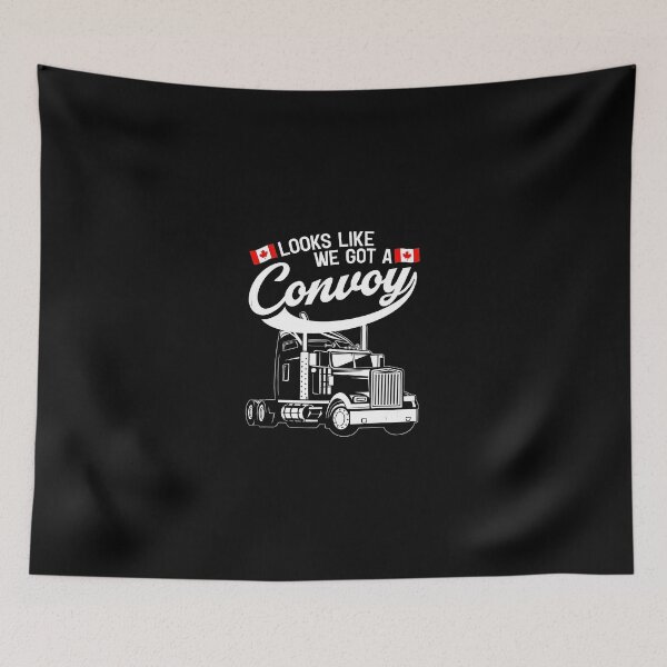 Item preview, Looks Like We Got A Convoy Canadian Truck Design designed and sold by JasminWoodward.