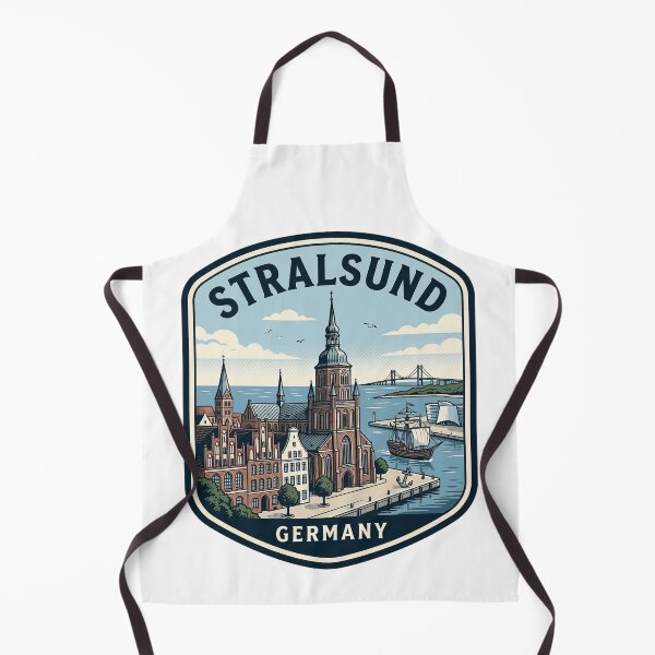 Item preview, Stralsund Germany Vintage Travel Badge designed and sold by k3rstman1.