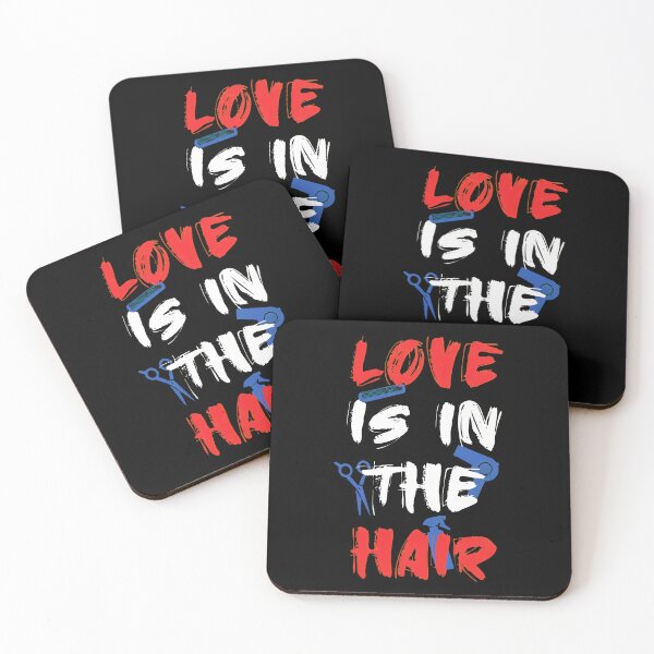 Item preview, Love Is In The Hair Barber Stylist Gift designed and sold by SantinoRasmu.