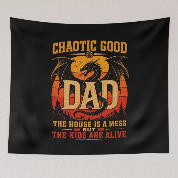 Item preview, Chaotic Good Dad The House is A Mess designed and sold by Animavera.