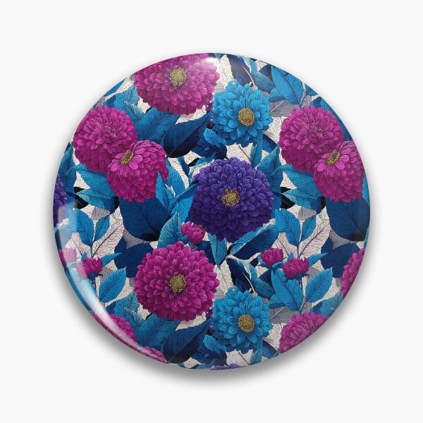 Item preview, Soft Zinnia Flower - Tropical Flower Pattern - Gift Ideas For Mom designed and sold by RoyalStarsPatts.