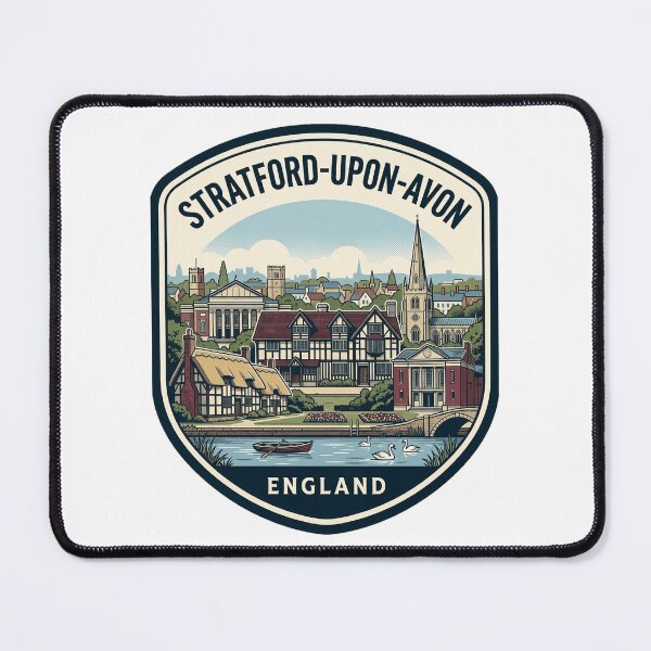 Item preview, Stratford-upon-Avon England Vintage Travel Badge designed and sold by k3rstman1.