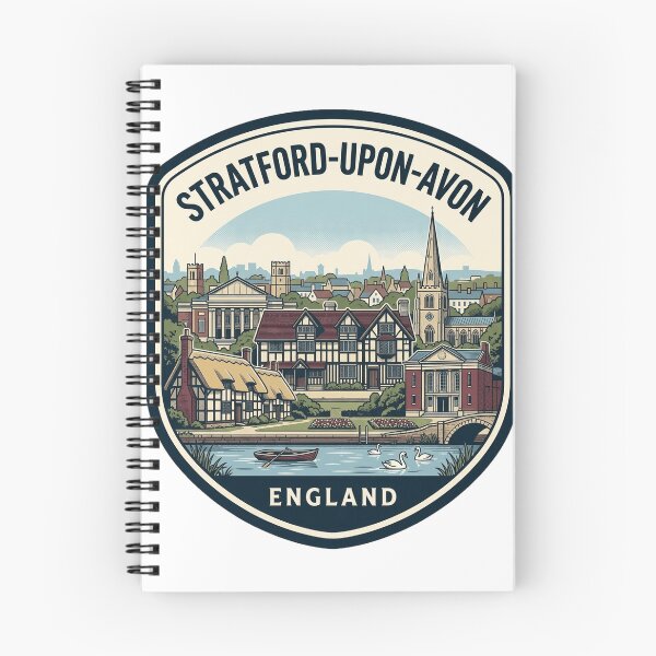 Item preview, Stratford-upon-Avon England Vintage Travel Badge designed and sold by k3rstman1.